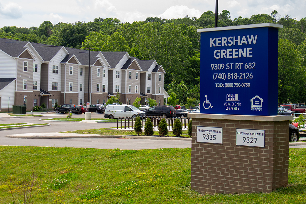 Homes along Morris Avenue in the city of Athens