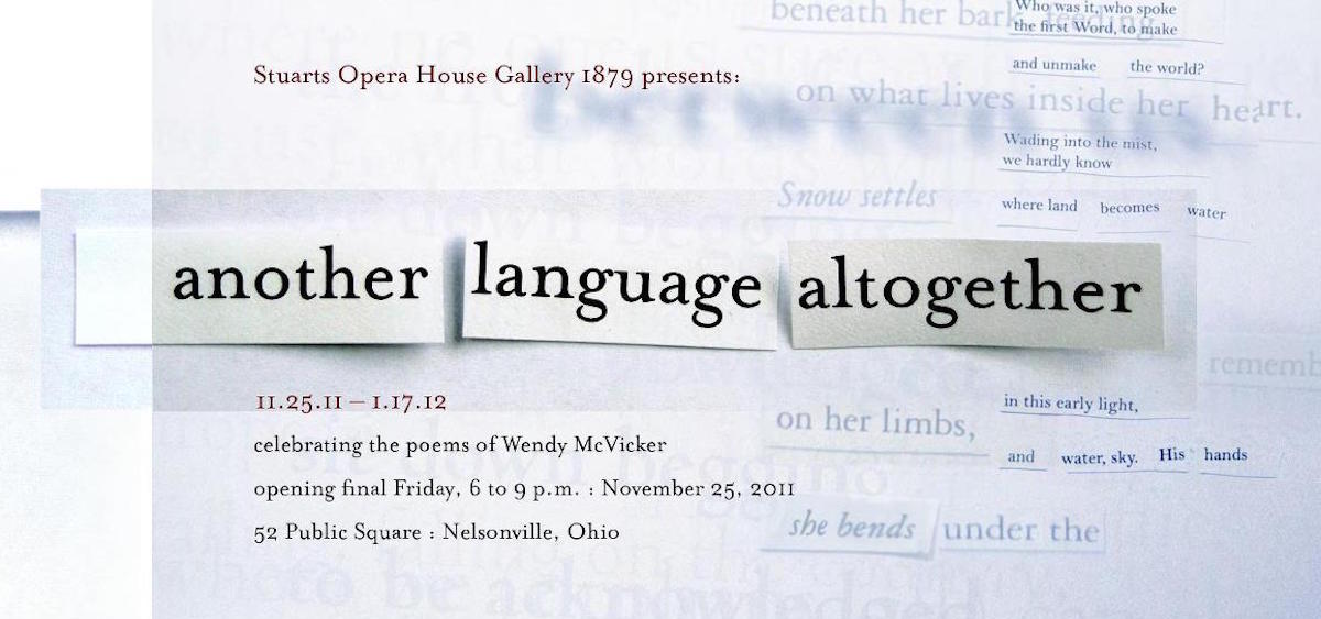 2011 Another Language Altogether poster