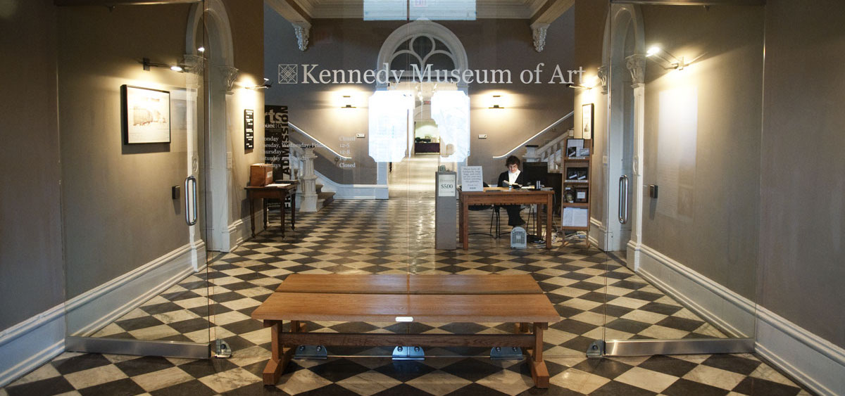 Kennedy Museum of Art entrance