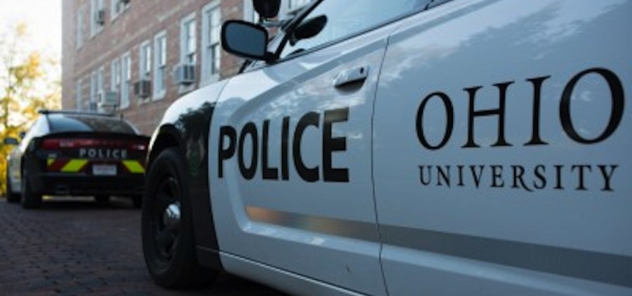 Ohio University police car