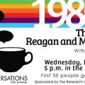 Cafe Conversations Madonna & Reagan