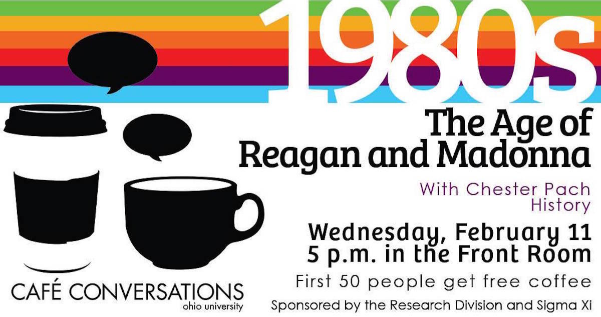 Cafe Conversations Madonna & Reagan