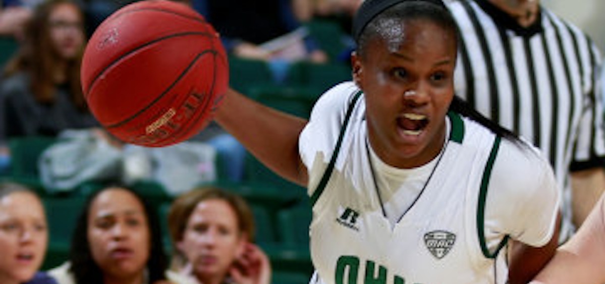 Ohio University women's basketball player
