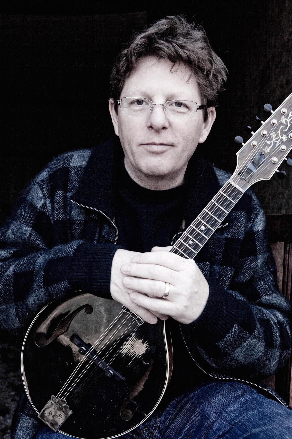 Tim O'Brien with mandolin