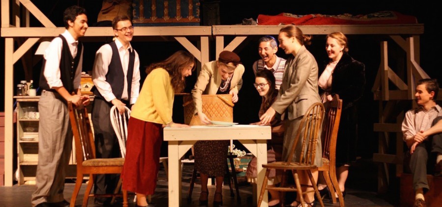Cast of Athens High School's "The Diary of Anne Frank"