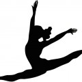Dancer silhouette (vectorgraphics.co)