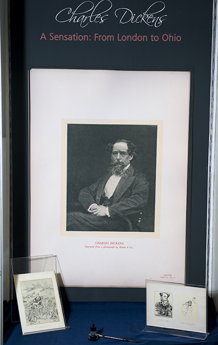 Charles Dickens exhibit, Alden Library