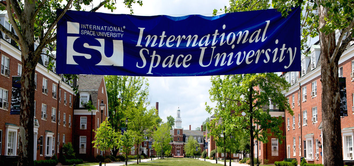 ISU banner, Ohio University campus