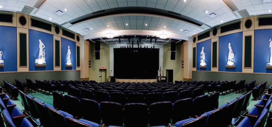 A panoramic view of the renovated Markay Cultural Arts Center in Jackson, Ohio. A grand opening is scheduled for Aug. 1. (Markay Cultural Arts Center)