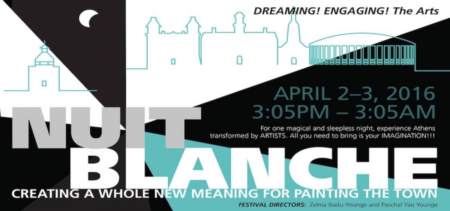 2016 Nuit Blanche Athens poster