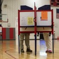 Jacksonville, Ohio- Voters cast in their ballots.