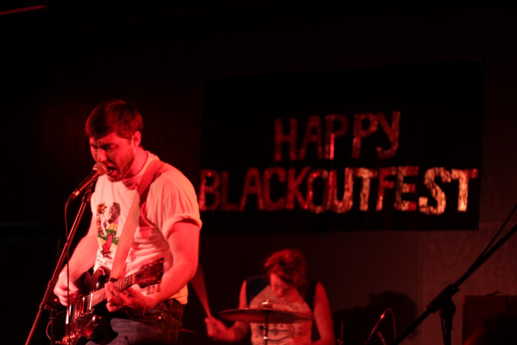 Columbus' favorite "killwave" act, Sega Genocide, was one of several acts to entertain attendees to Blackoutfest '16. (WOUB/ Joe Votaw)