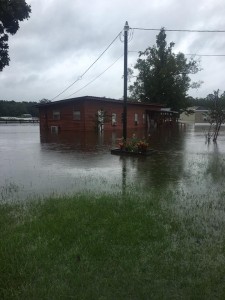 Flood damage in Hammond, Louisiana. Photo courtesy of Dean McNeal