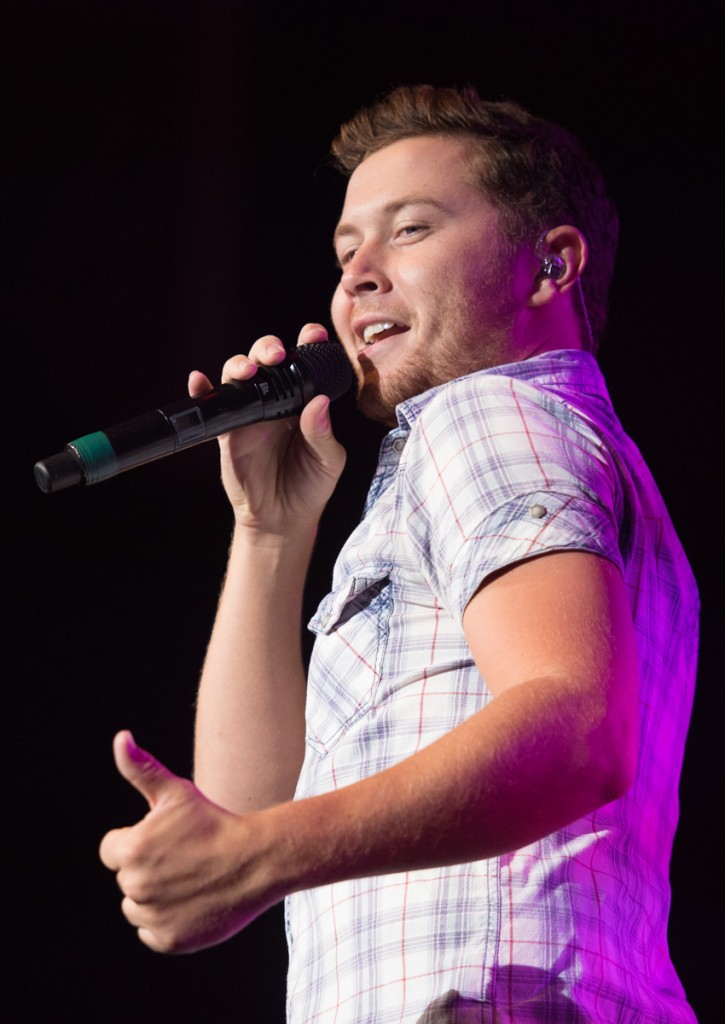 10th Season American Idol winner Scotty McCreery performs at the Templeton-Blackburn Alumni Memorial Auditorium in Athens, Ohio, on September 08, 2016.