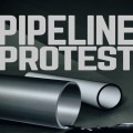 Pipeline protest graphic