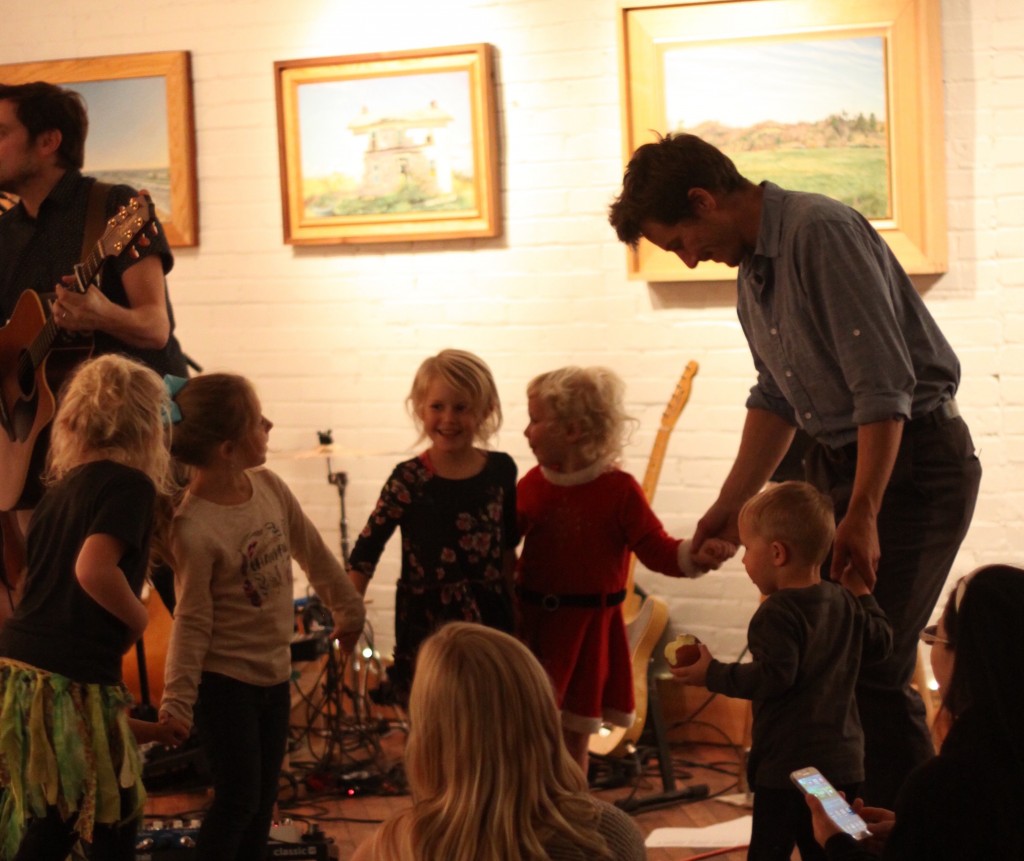 Young children take part in a family-friendly concert at Wolftree Collective. (Submitted)