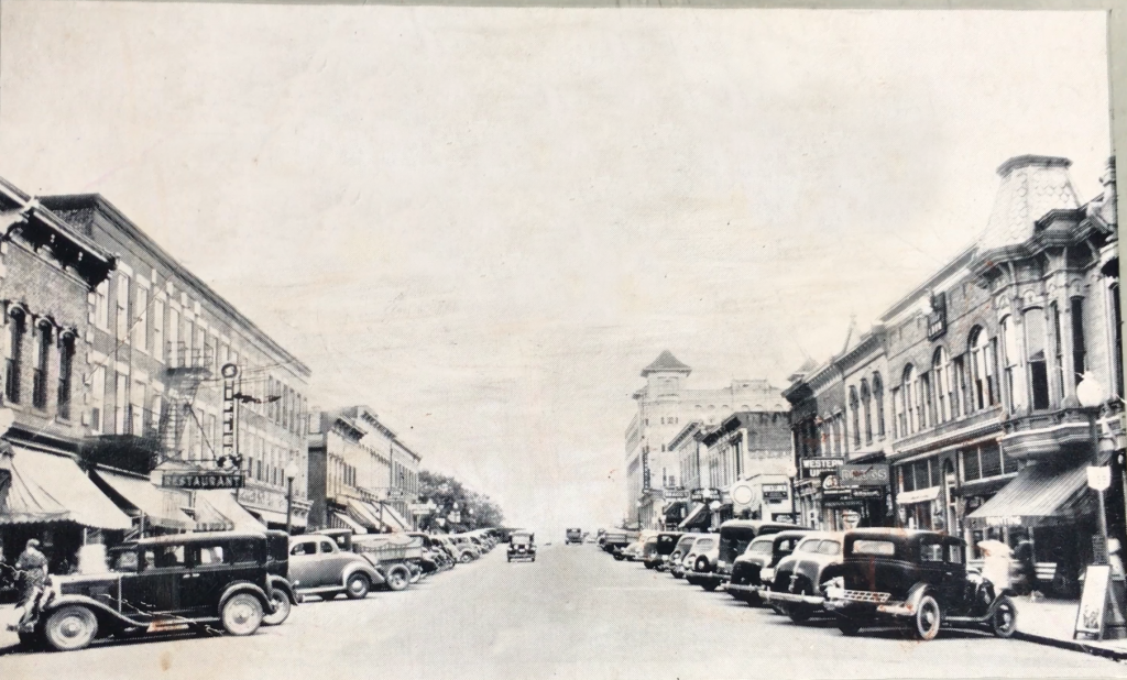 An archival image of the historic streets of Jackson, OH. (Submitted)
