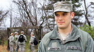 22-year-old Cadet Cole Johnston organized the Mobility Exercise (MOBEX).