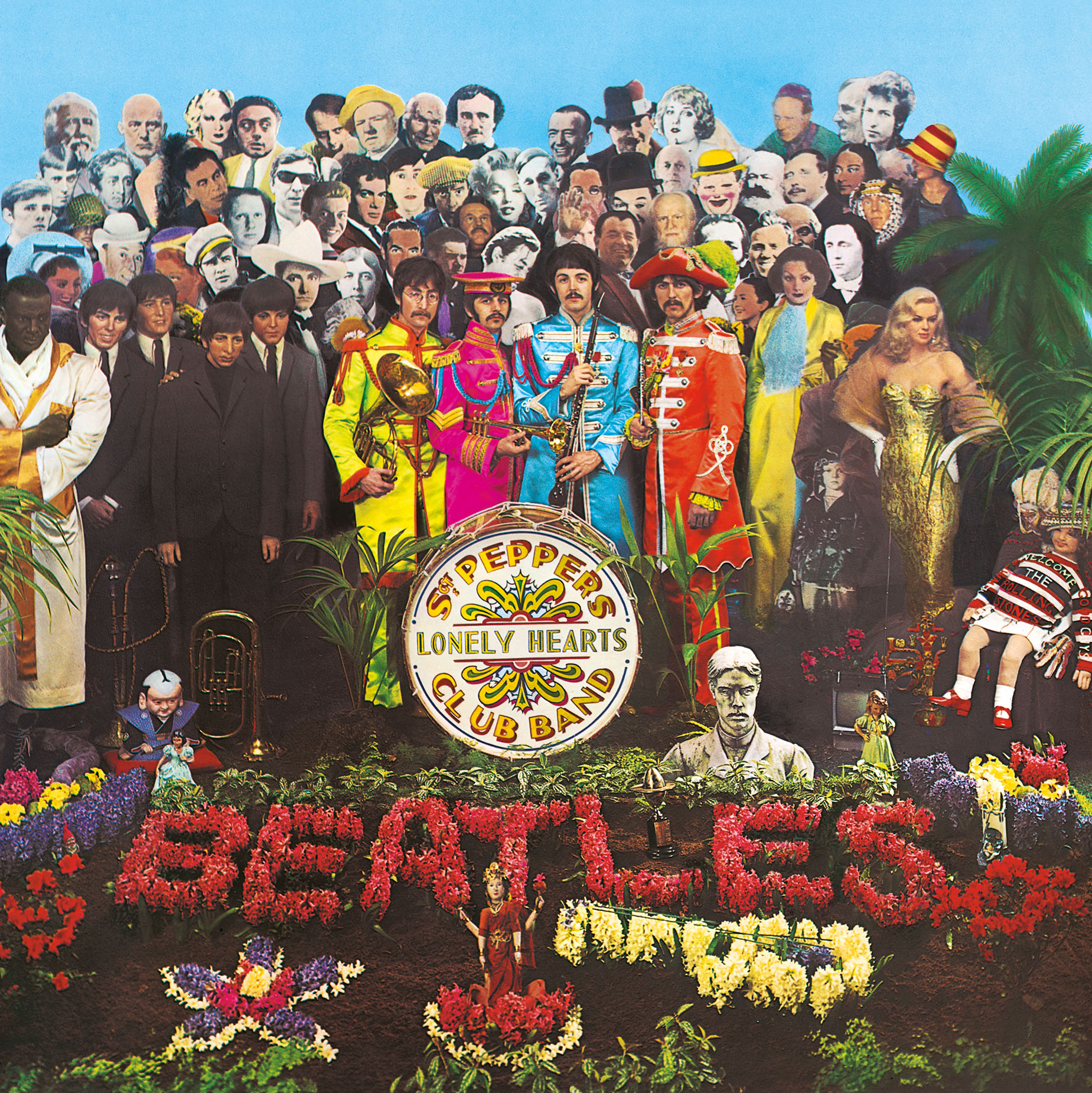 Сержант пеппер. The Beatles Sgt. Pepper`s Lonely Hearts Club Band 1967. The Beatles сержант Пеппер. Клуб одиноких сердец сержанта Пеппера обложка. Обложка альбома Битлз Sgt Pepper s Lonely Hearts Club Band.