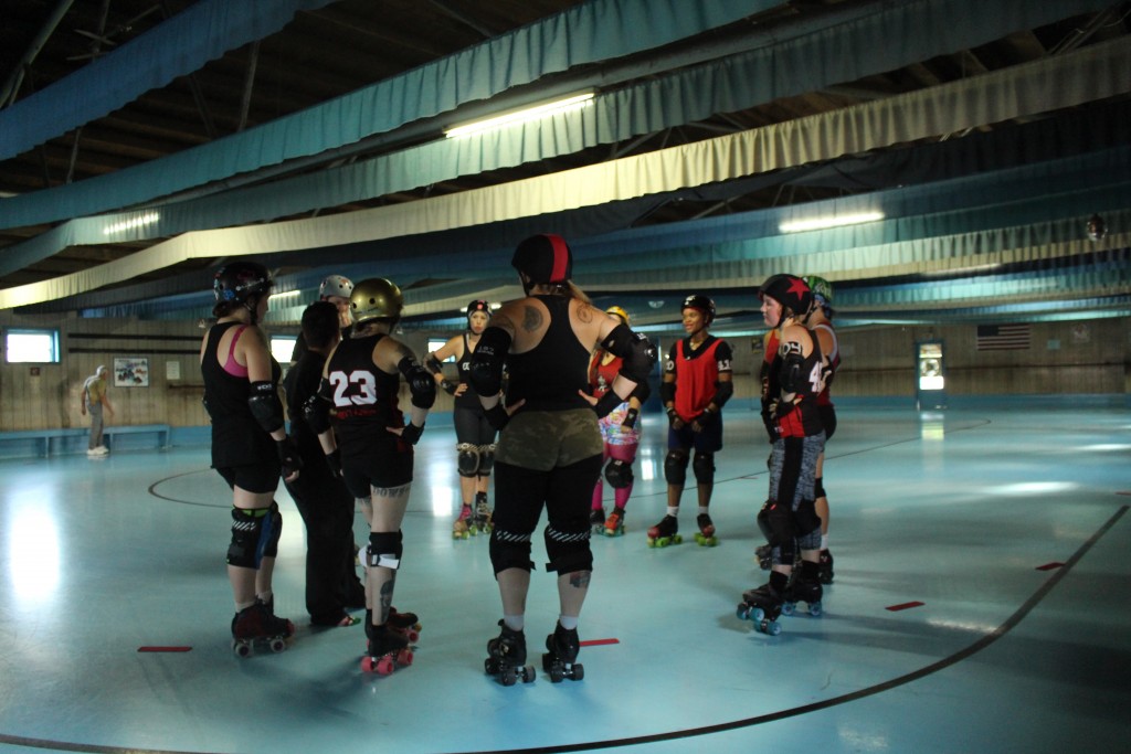 The Betties gather and strategize. (WOUB/Emily Votaw) 