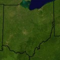 Ohio on a map
