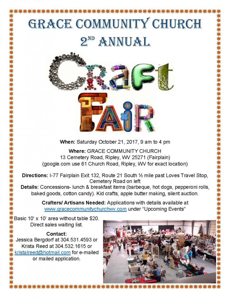 Craft Fair Grae Community Church Fairplain/Ripley WV WOUB Public Media
