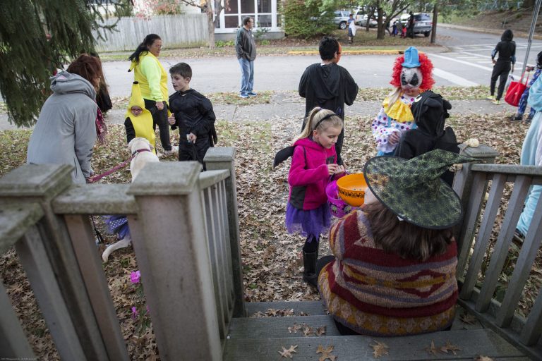 Photos Trickortreating in Athens WOUB Public Media
