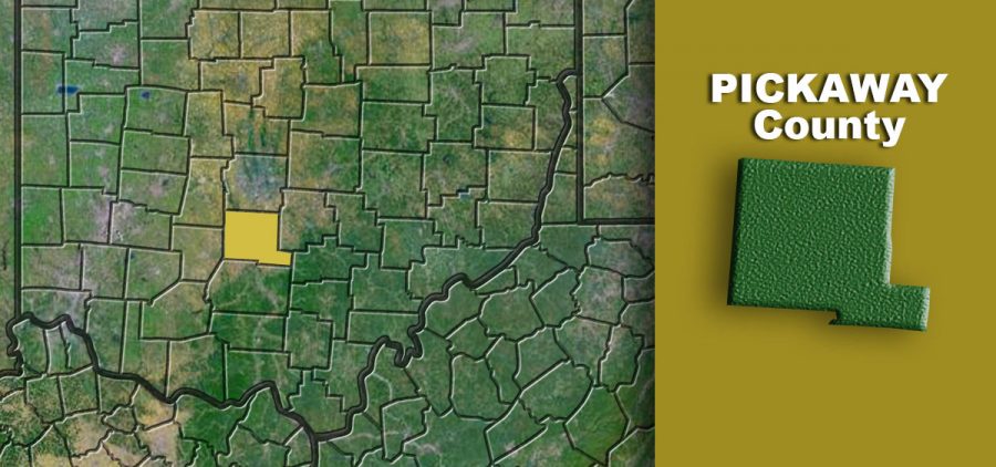 A graphic highlights Pickaway County on a map