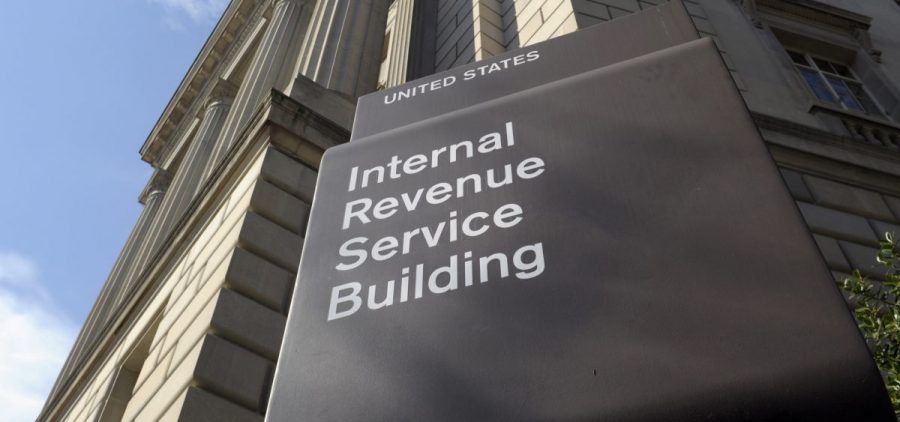 A 2013 file photo of the Internal Revenue Service building in Washington, DC. New rules issued by the agency say that politically active nonprofits no longer have to disclose their donors to the IRS.
