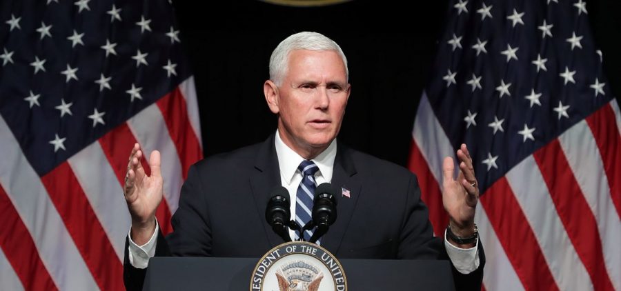 Vice President Pence announces the Trump Administration's plan to create the U.S. Space Force by 2020 during a speech at the Pentagon on Thursday.