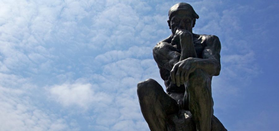 A researcher showed people a picture of The Thinker in an effort to study the link between analytical thinking and religious disbelief. In hindsight, the researcher called his study design "silly". The study could not be reproduced.