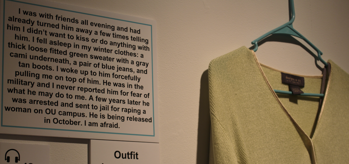 What Were You Wearing?' Exhibition Spotlights Survivor's Stories