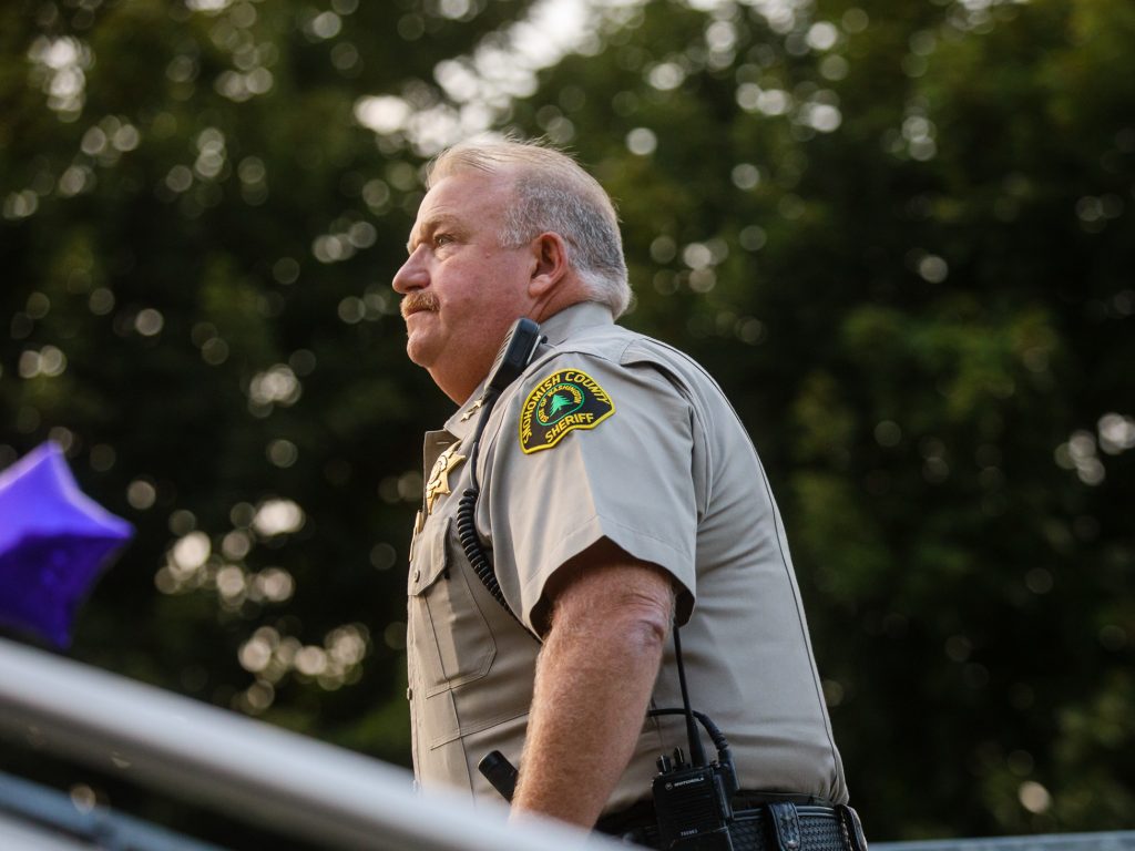 Snohomish County Sheriff Ty Trenary. He wasn't aware of the extent of the opioid epidemic in his county until he became sheriff and realized the jail had become a defacto detox center.