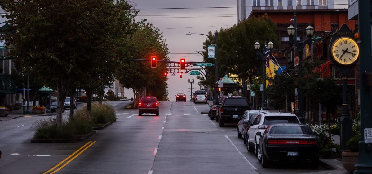 Downtown Everett, Wash., the seat of Snohomish County. The county has declared the opioid epidemic a life-threatening emergency and the county is now responding to the drug crisis as if it were a natural disaster.