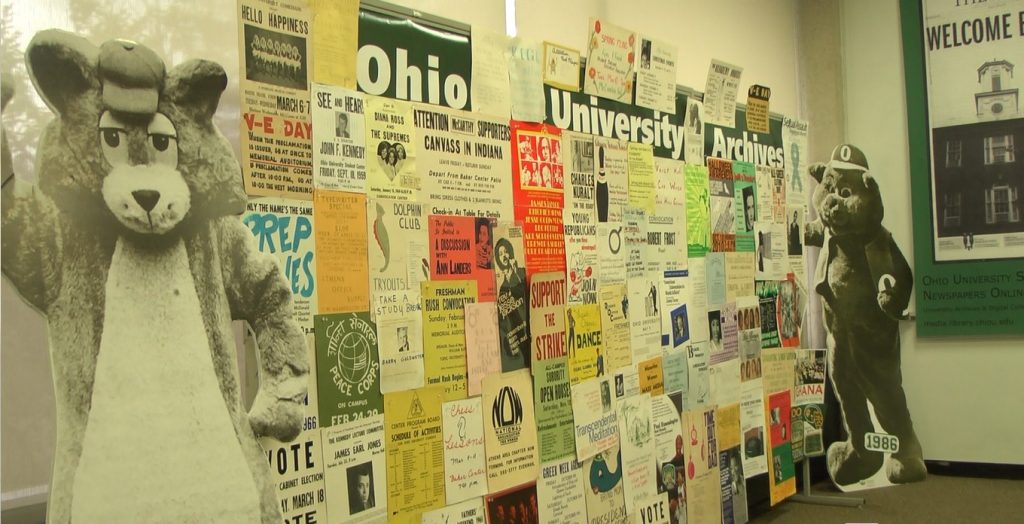Board of past Ohio University memories and events