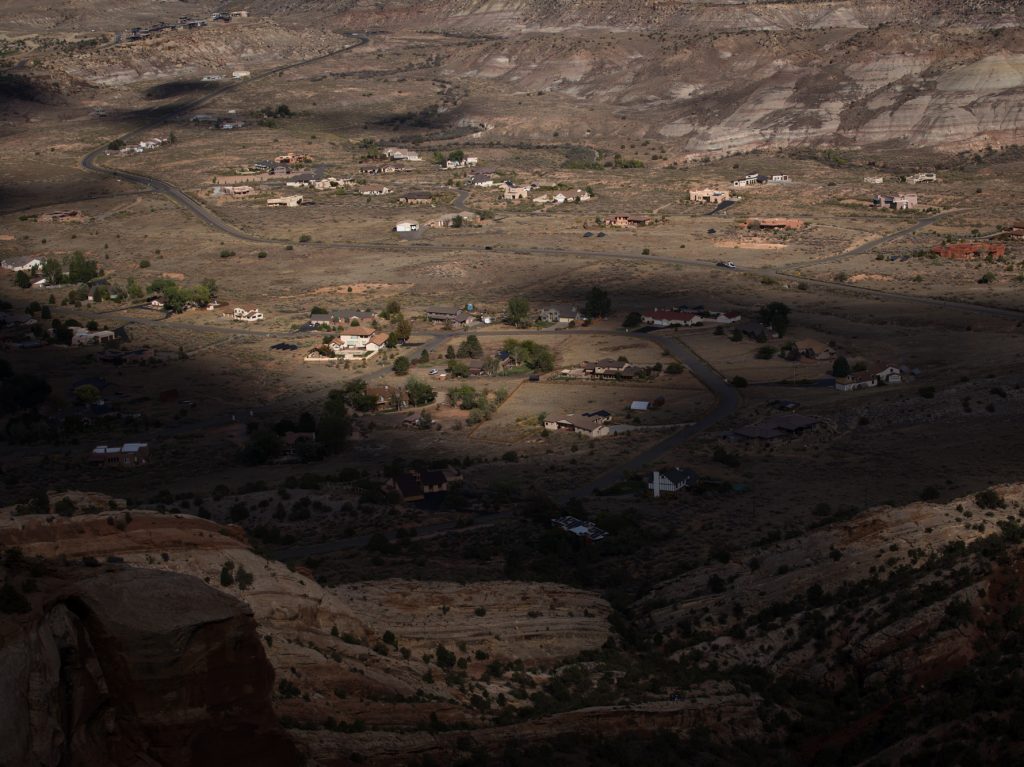 Houses in Grand Junction, Colo., are shadowed by the mesas of the nearby Colorado National Monument. After seven teen suicides occurred in Grand Junction during the 2016-2017 school year, students demanded change.