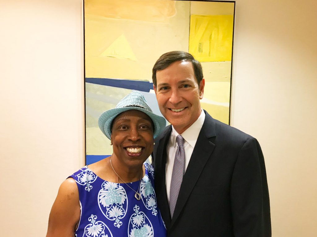 Dr. Ophelia Garmon-Brown (left) and Dee O'Dell co-chaired a task force that identified early childhood development, social connections and family stability as key factors in enhancing upward mobility in Charlotte.