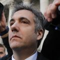 Michael Cohen walks out of federal court on Thursday in New York. Cohen admitted he lied to Congress about Donald Trump's real estate negotiations in Moscow.