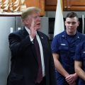 President Trump visits U.S. Coast Guard personnel in Florida on Thanksgiving.