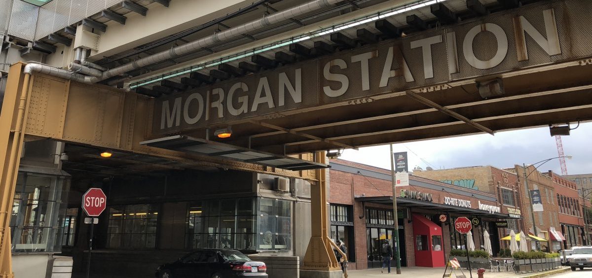 McDonald's moved its corporate headquarters from the Chicago suburbs into the city. The new location is near two Chicago Transit Authority "L" stops, including Morgan Station, a 2012 addition to the system.
