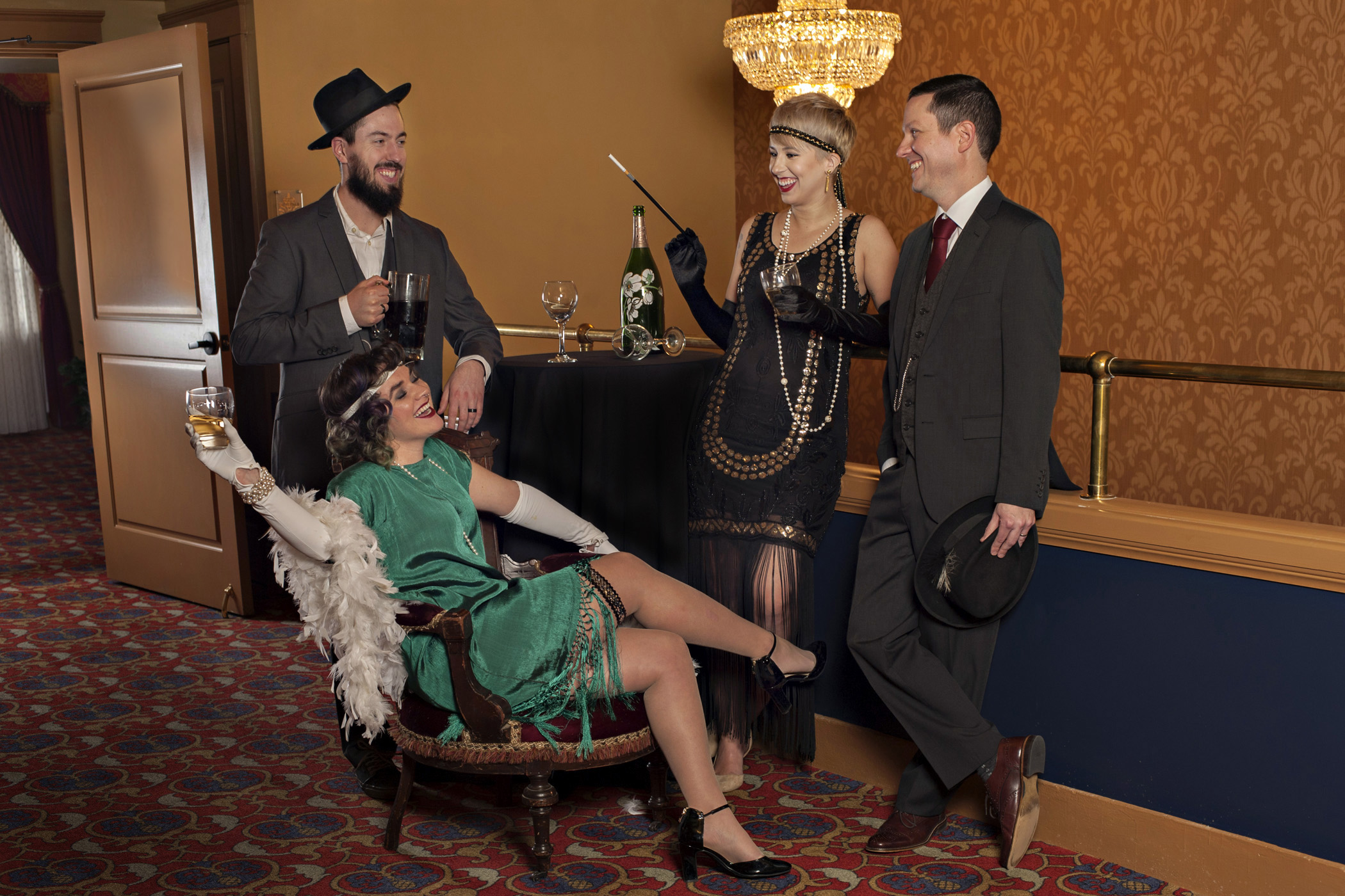 1920's Great Gatsby Speakeasy Party, Jeweled interiors