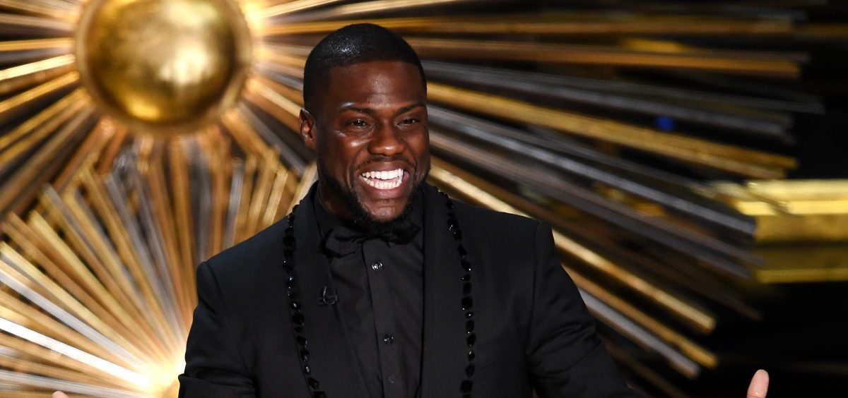 Actor and comedian Kevin Hart speaks onstage at the Academy Awards in 2016. Hart was slated to host the 2019 Oscars but withdrew after he was criticized for controversial jokes he made in 2010.