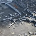 New York's LaGuardia Airport and a few others experienced delays on Friday morning, as the FAA said it was experiencing an uptick in workers calling in sick. LaGuardia is seen here in November.