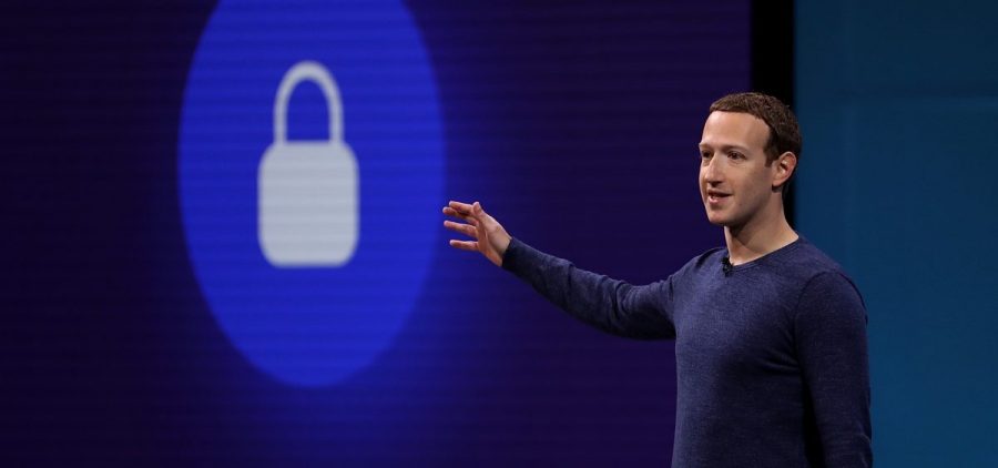 Facebook CEO Mark Zuckerberg speaks during the Facebook F8 developers conference on May 1, 2018, in San Jose, Calif.