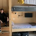 Steven T. Johnson rents a bed at the PodShare in Hollywood, Calif. "When you don't own things, you don't have to keep track of them," he says. "You just show up."