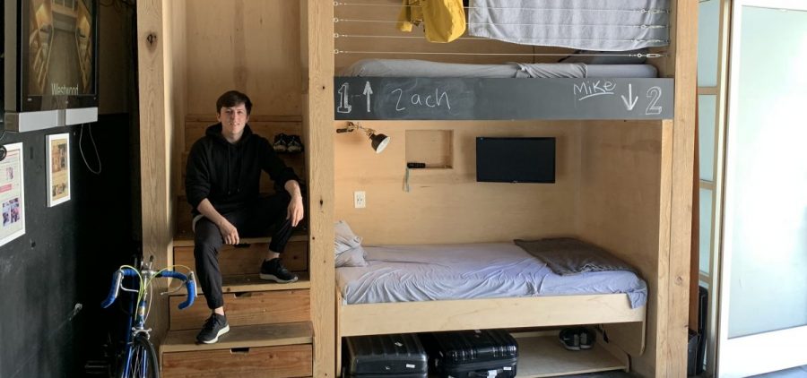 Steven T. Johnson rents a bed at the PodShare in Hollywood, Calif. "When you don't own things, you don't have to keep track of them," he says. "You just show up."