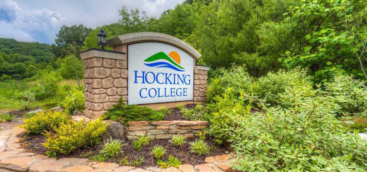 Hocking College sign