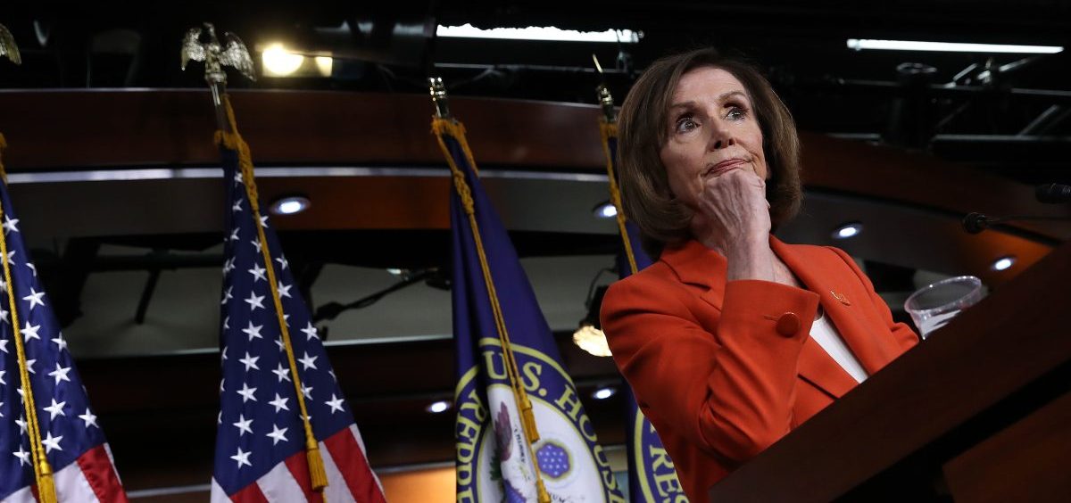 House Speaker Nancy Pelosi, D-Calif., holds a news conference on June 5. The House is voting Tuesday on a resolution to authorize lawsuits to obtain information on the Mueller investigation.
