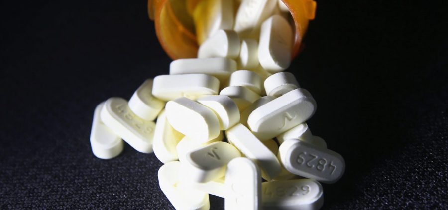Oxycodone pain pills prescribed for a patient with chronic pain are photographed in 2016. Attorneys unveiled a plan Friday morning which they say would move the nation closer to a global settlement of lawsuits stemming from the deadly opioid crisis.