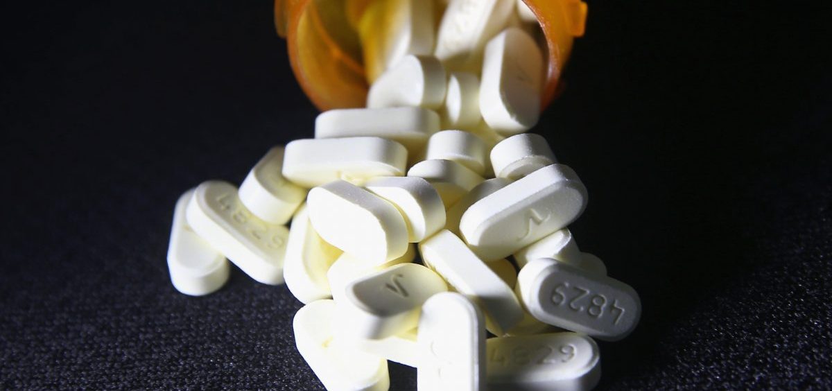 Oxycodone pain pills prescribed for a patient with chronic pain are photographed in 2016. Attorneys unveiled a plan Friday morning which they say would move the nation closer to a global settlement of lawsuits stemming from the deadly opioid crisis.